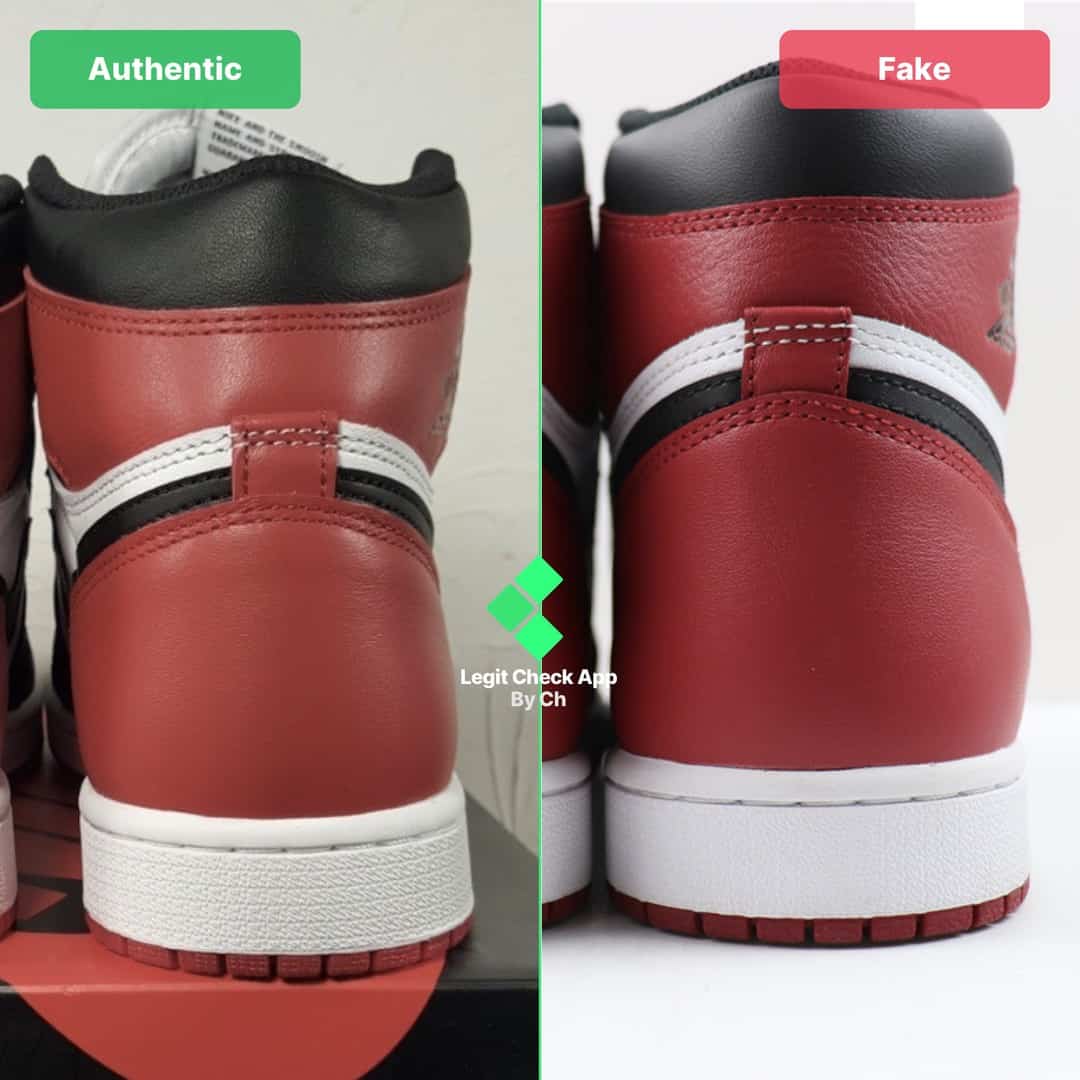 How To Spot Fake Air Jordan 1 High Black Toe