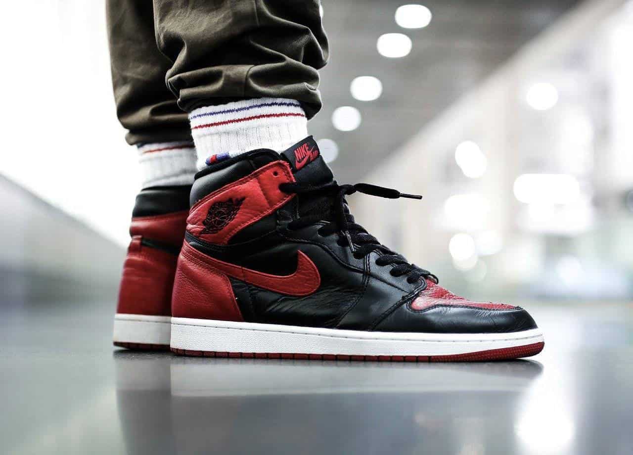 fake jordan 1 bred