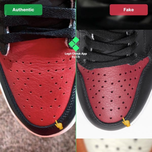 How To Spot Fake Air Jordan 1 Bred Toe (2024)