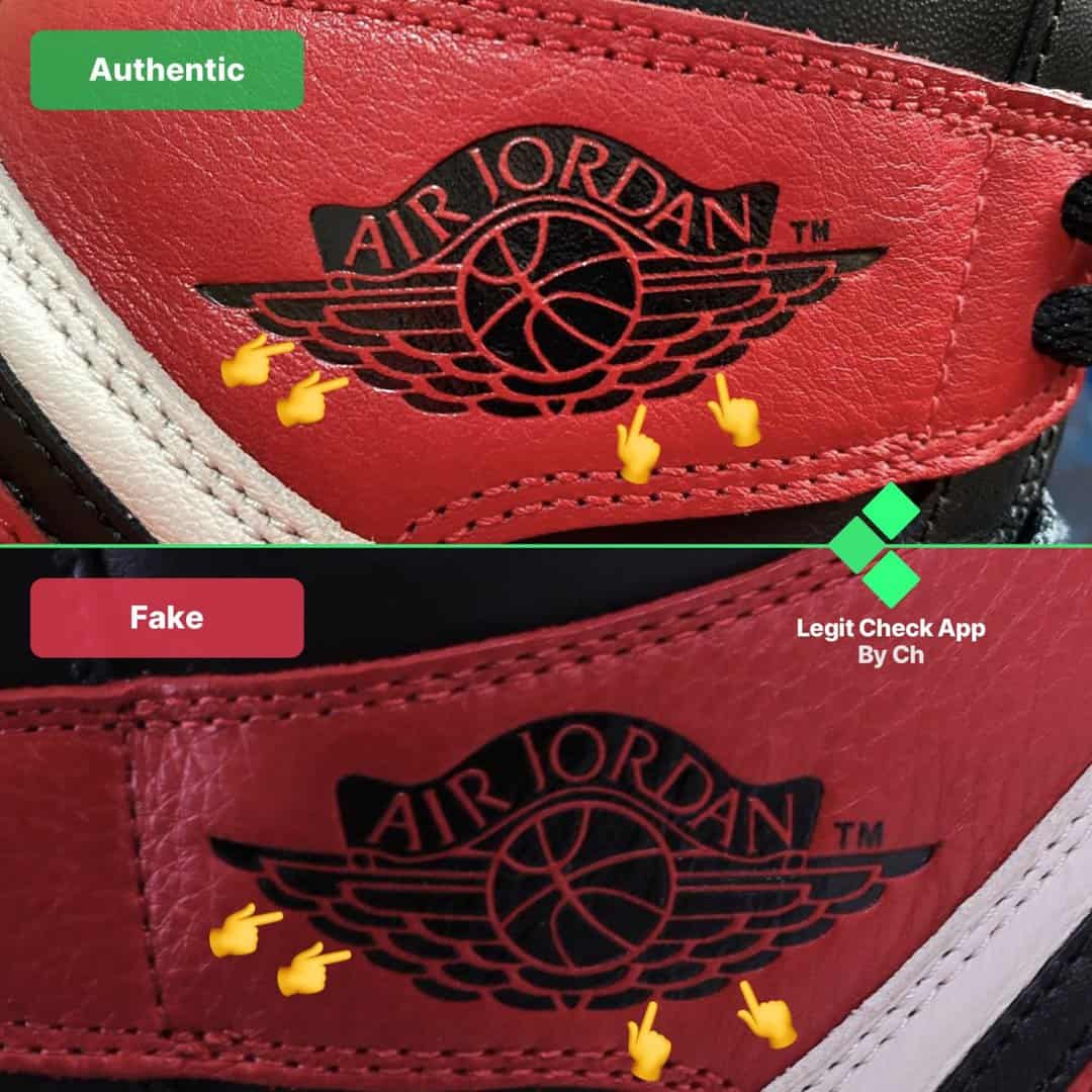 Legit check jordan 1 bred toe hotsell