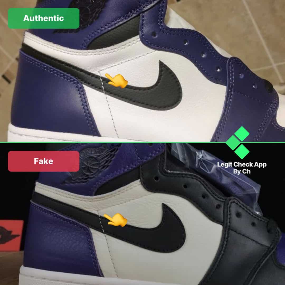 How To Spot Fake Jordan 1 Court Purple (All Releases)