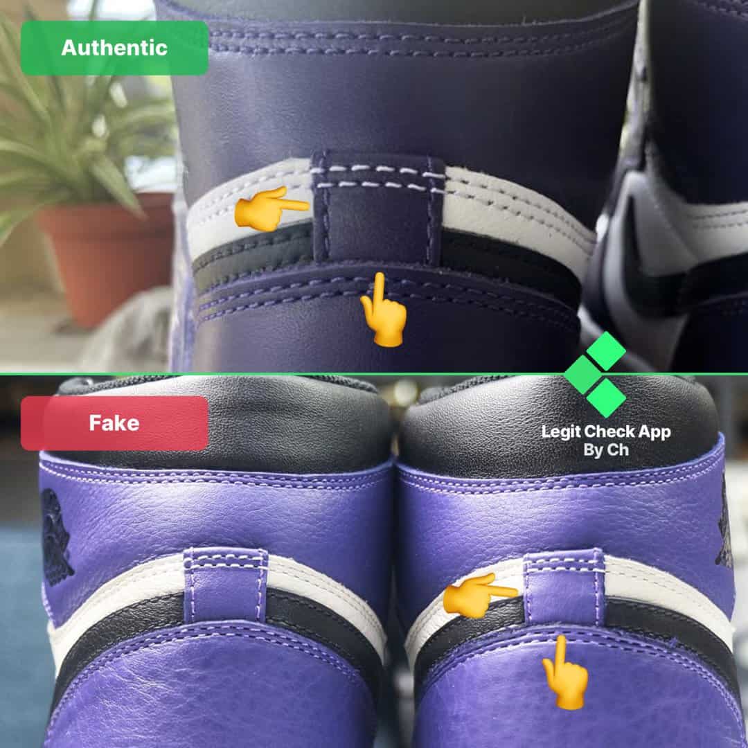 Fake Vs Real Air Jordan 1 Court Purple (All Releases) - Legit Check By Ch