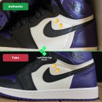 Fake Vs Real Air Jordan 1 Court Purple (All Releases) - Legit Check By Ch