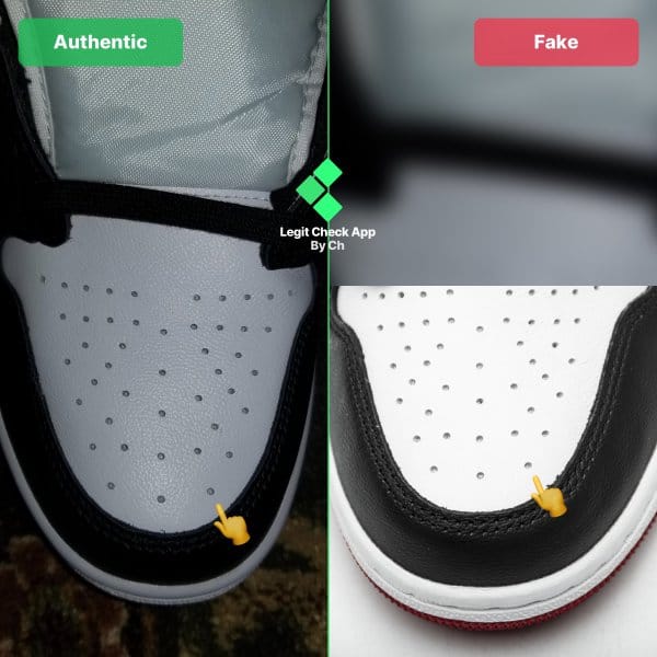 How To Spot Fake Air Jordan 1 Satin Black Toe - Real Vs Fake AJ1 Satin ...