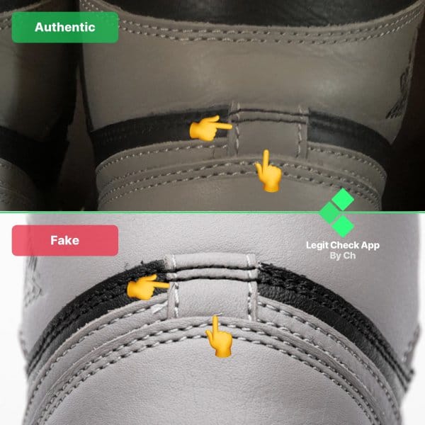 How To Spot Fake Air Jordan 1 Shadow 1.0 And Shadow 2.0 (Newer Releases ...