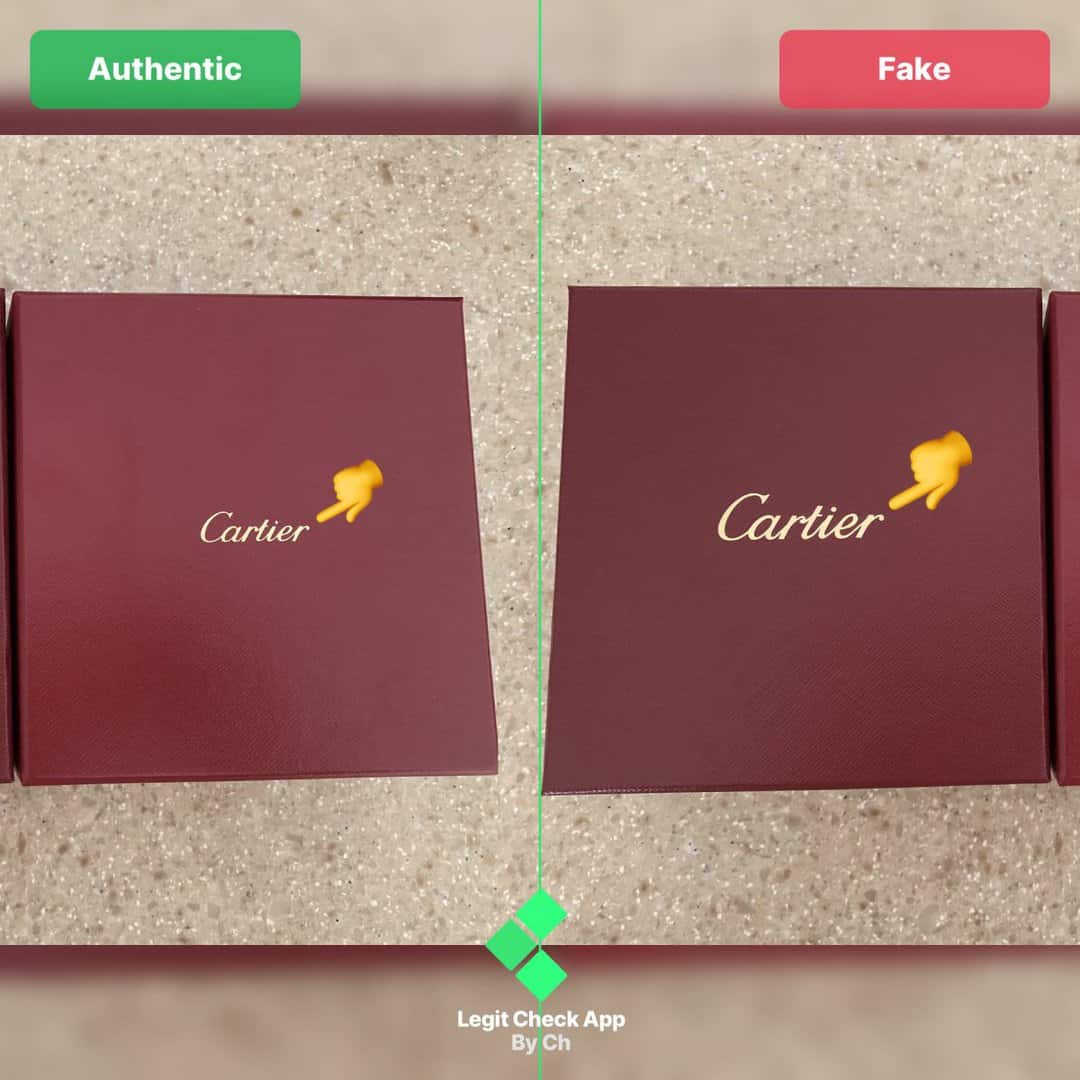 fake vs real Cartier Love bracelet