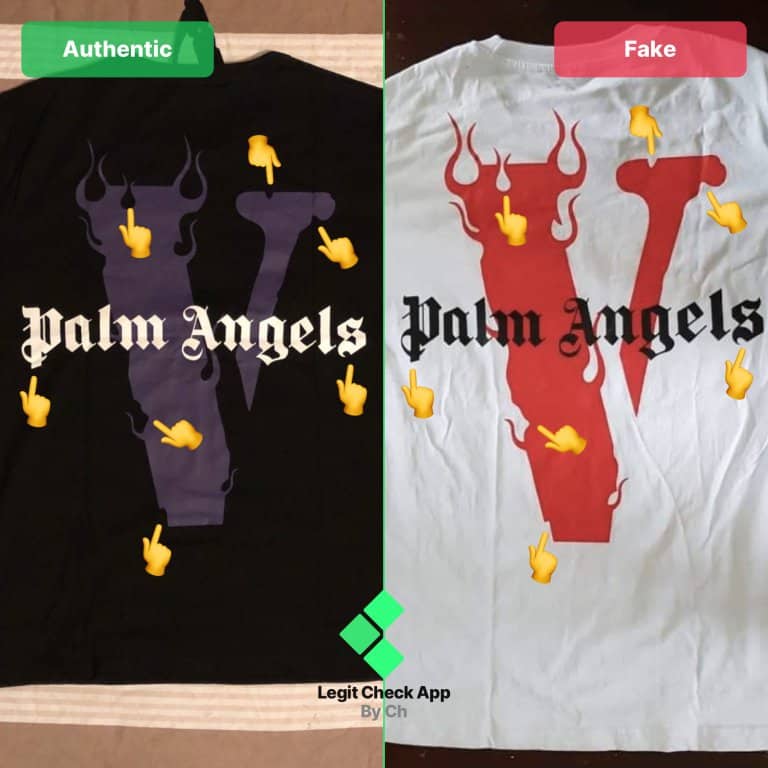 How To Spot Fake Vlone x Palm Angels (Tee, Hoodie)