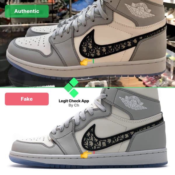 How To Spot Fake Dior Air Jordan 1 High - Legit Check By Ch