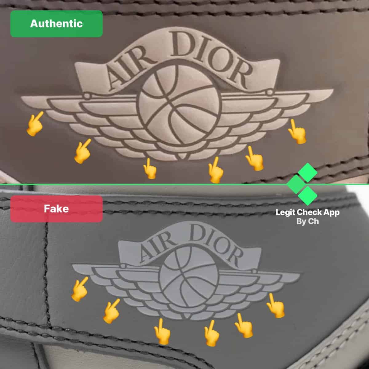 Dior Air Jordan 1 High Authentication