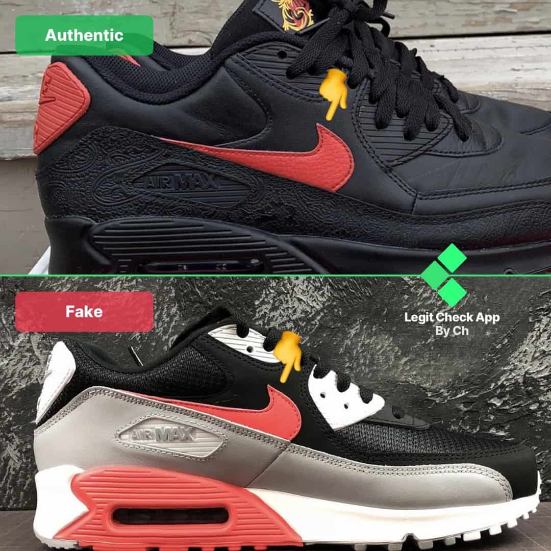 How To Spot Fake Nike Air Max 90 - Fake 