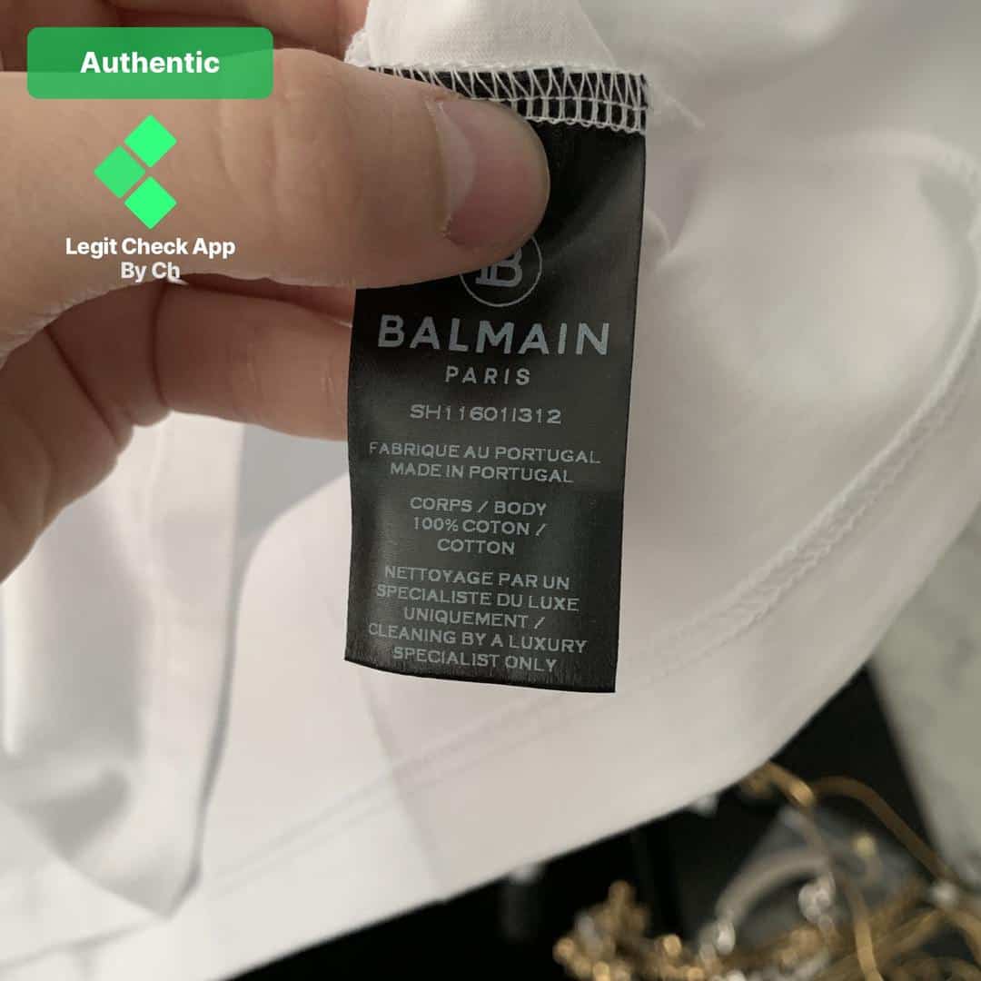How To Spot Fake Balmain T-Shirts In 2023 - Legit Check By Ch