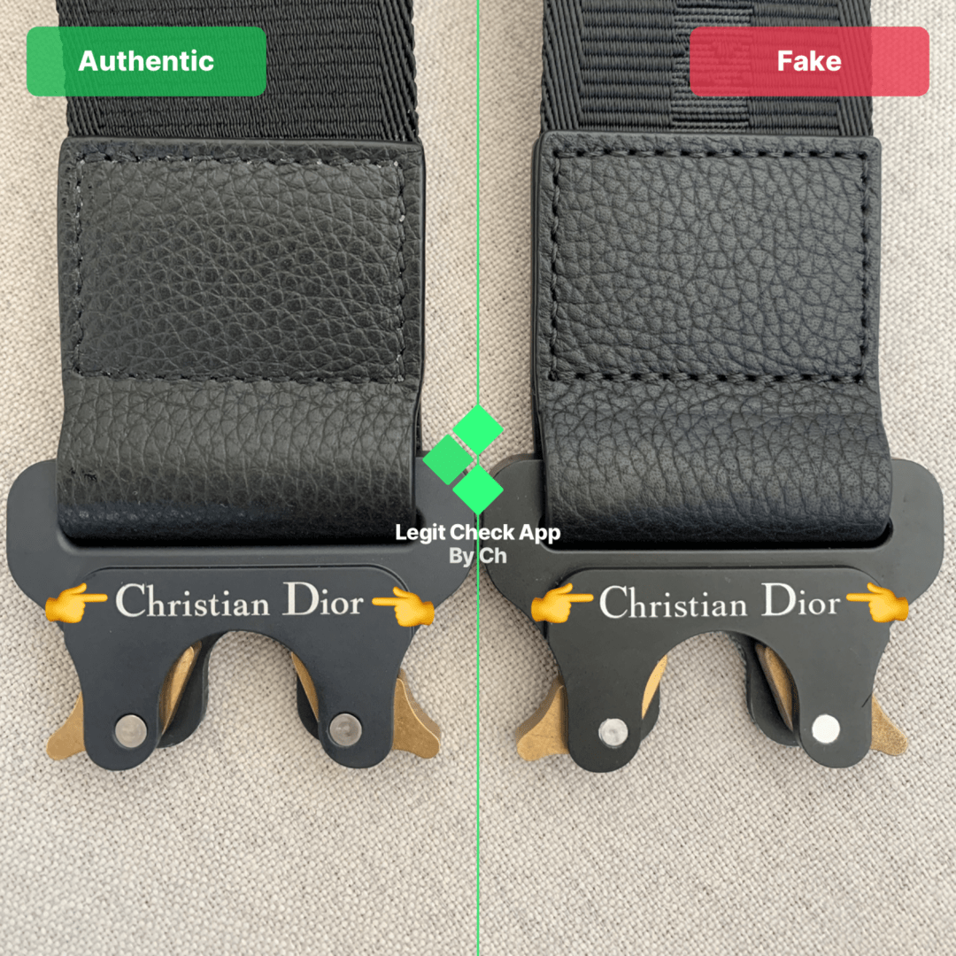 fake vs real dior saddle bag