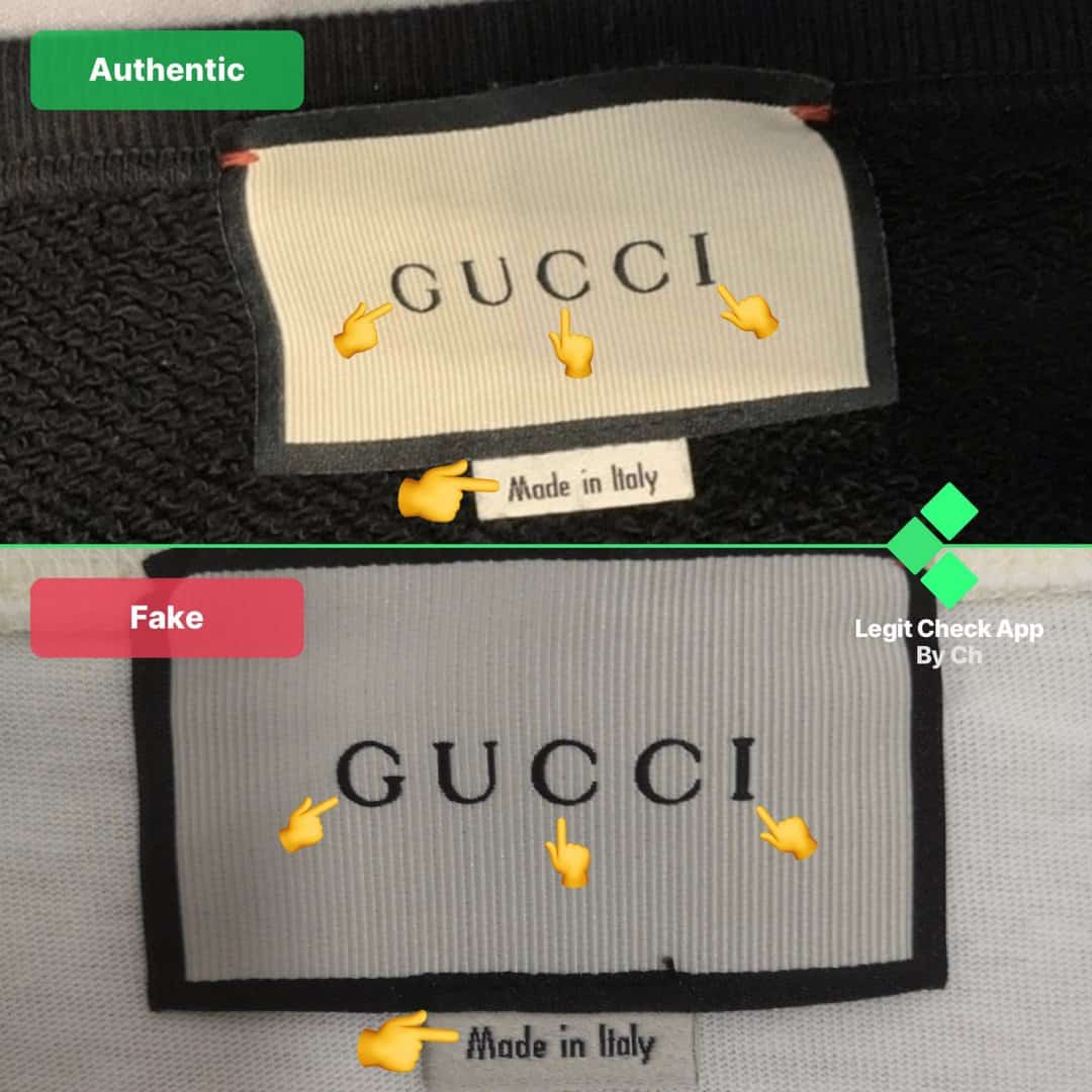 How To Spot Fake Gucci Blade - Real Vs Fake Gucci Blade (T-Shirt ...