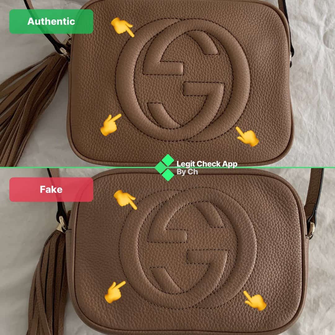 how to spot fake gucci soho bag