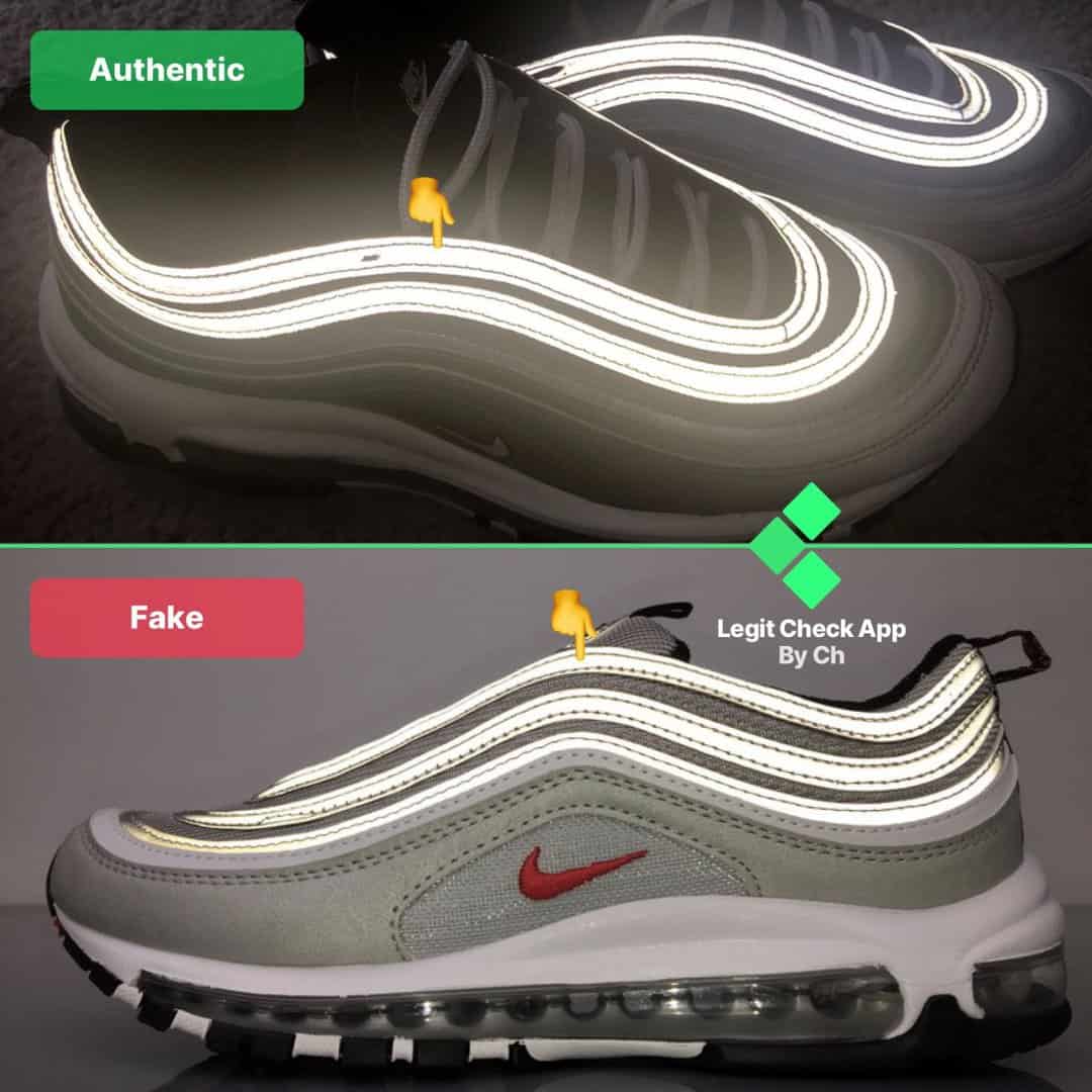 How To Spot Fake Nike Air Max 97 - Fake 