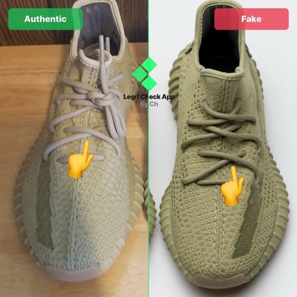 How To Tell Fakes: Yeezy Boost 350 V2 Sulfur