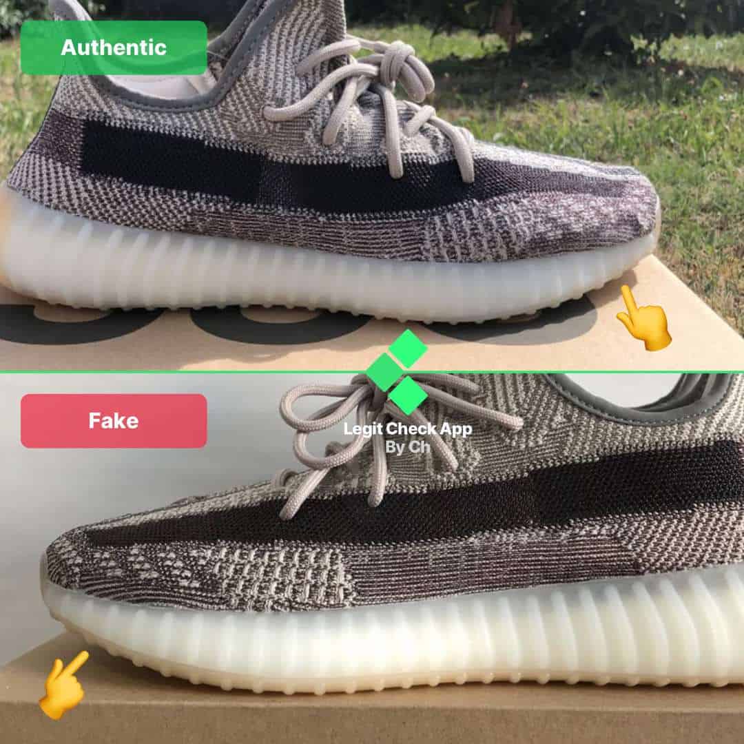 How To Spot Fake Yeezy Zyon - Fake Vs Real Yeezy Zyon FZ1267 - Legit ...