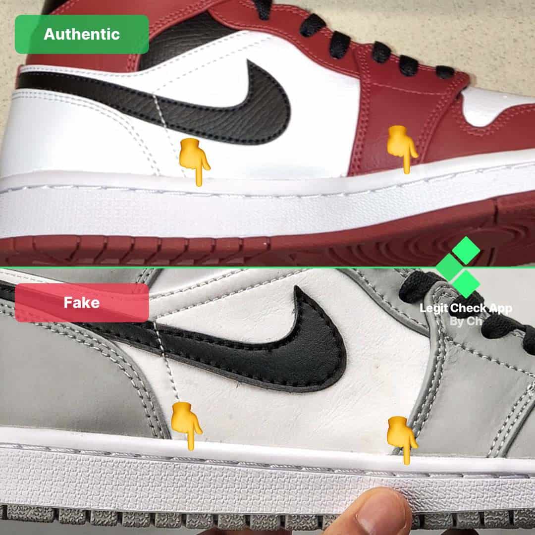 How You Can Spot Fake Air Jordan 1 Mid - All Colourways - Legit Check By Ch