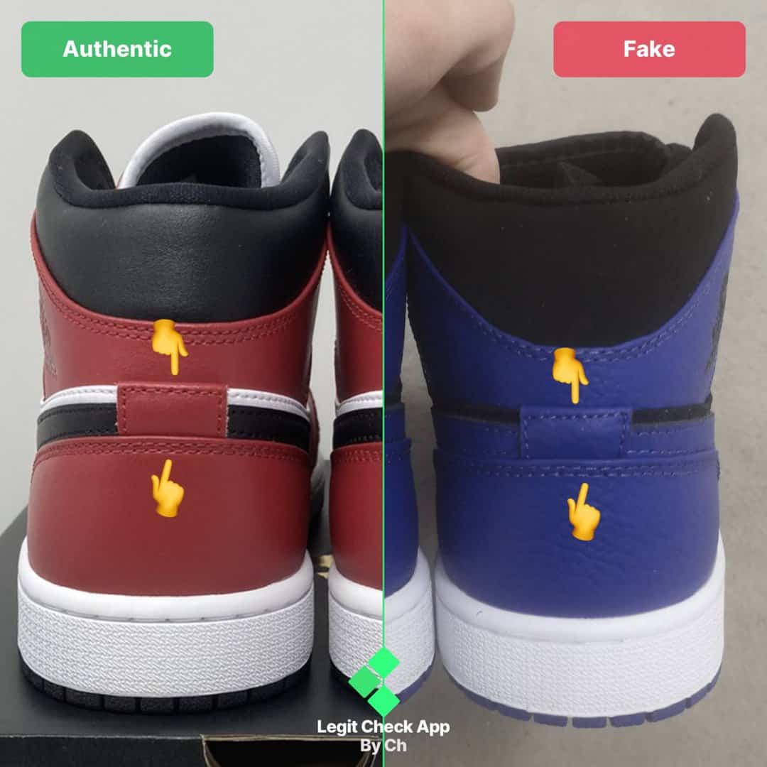 how to spot fake aj1 mid