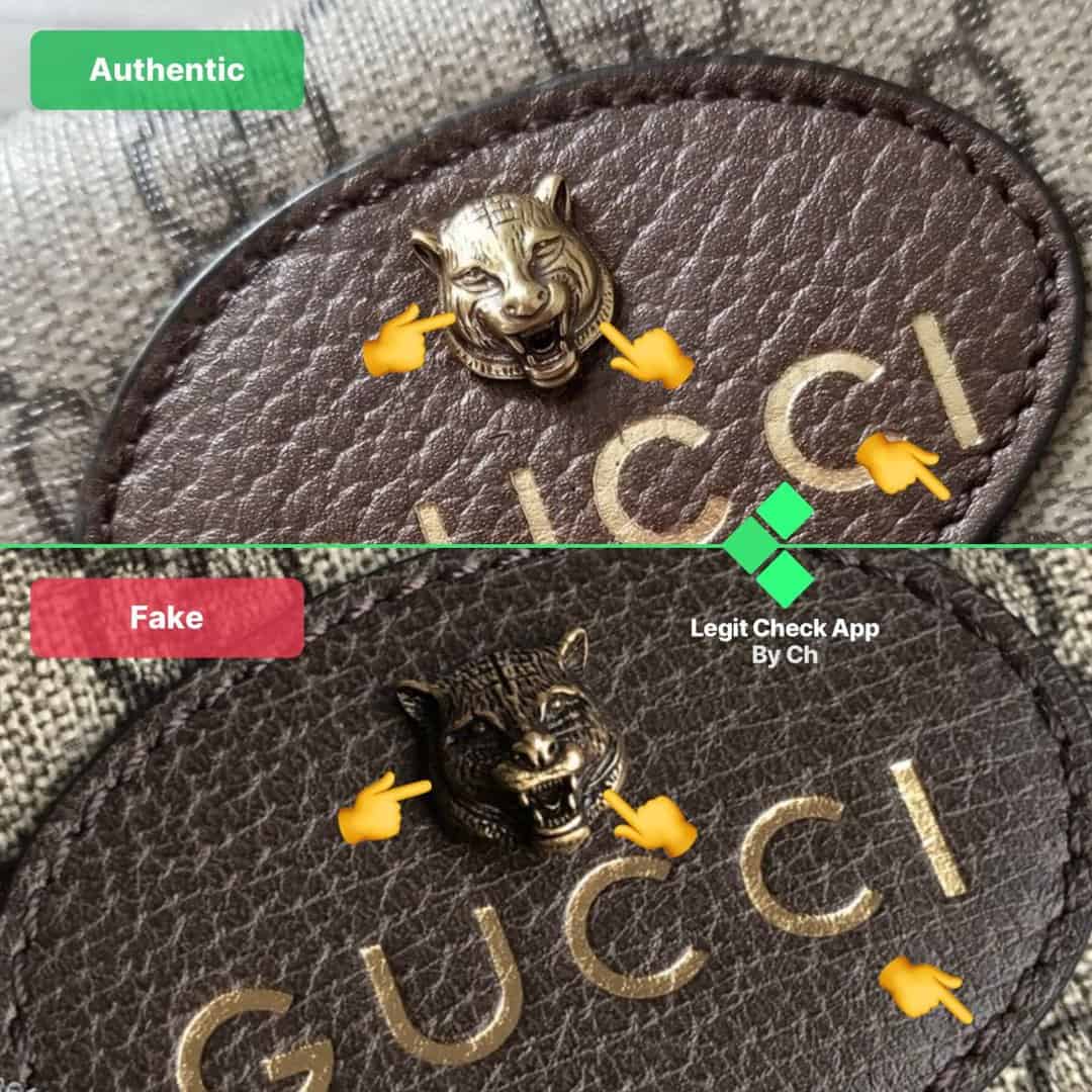 how to spot a fake gucci bag