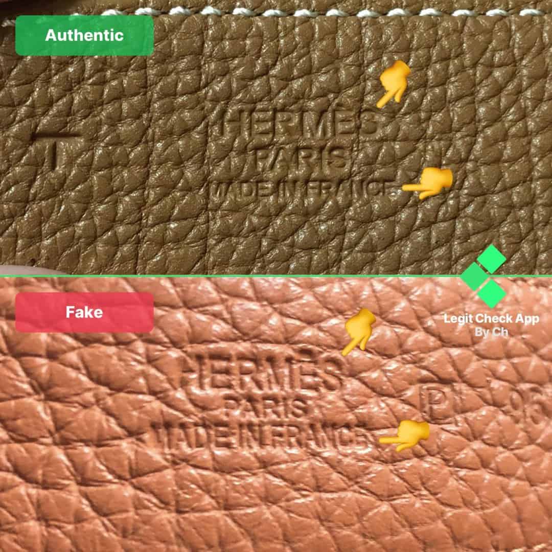 hermes belt fake vs real