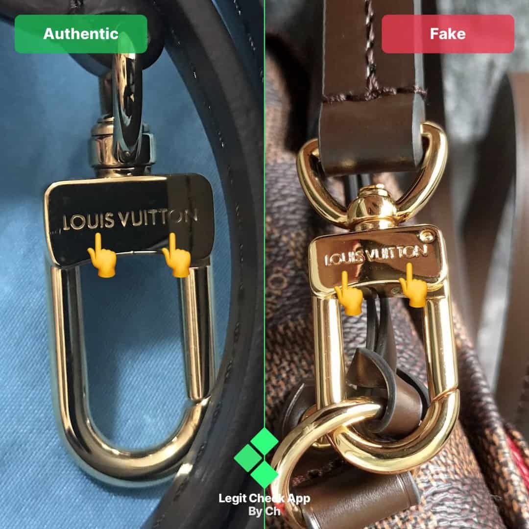 Louis Vuitton Croisette bag Real vs Fake label