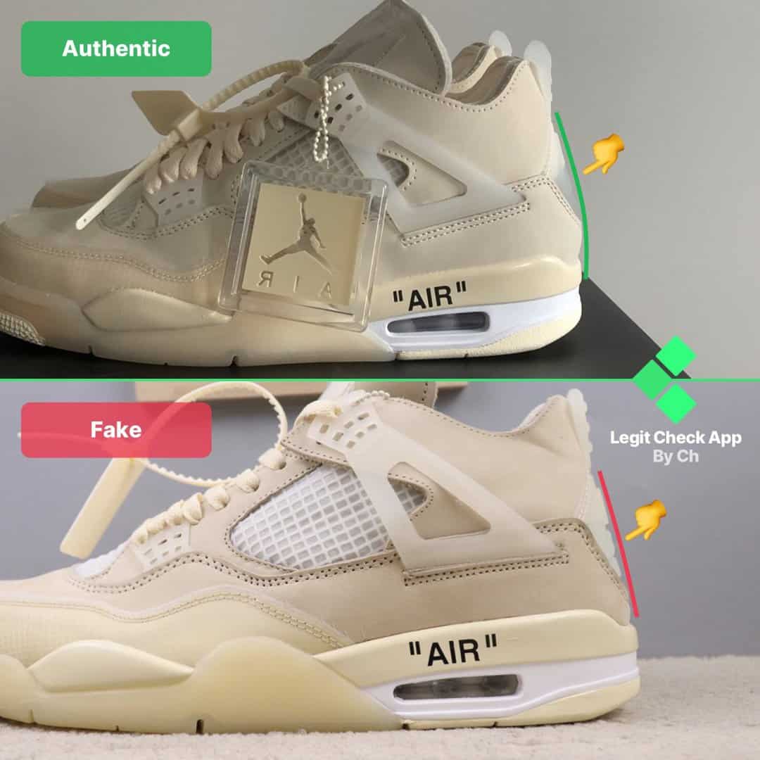 off white jordan 4 tag