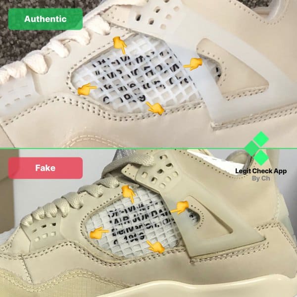 Off-White Jordans 4s: How To Spot A Fake Pair - Legit Check