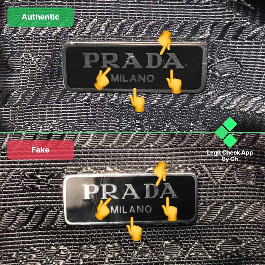 prada re-edition 2005 bag authenticity check