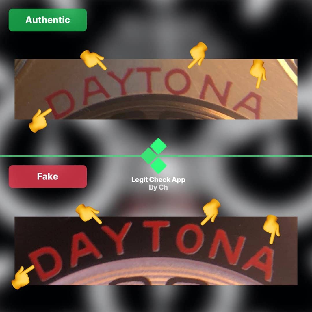 rolex daytona authenticity check