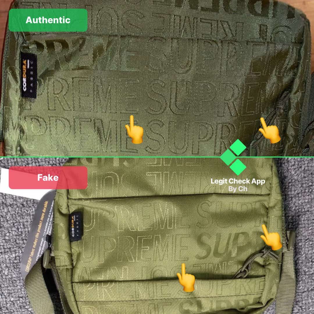 How To Spot Fake Supreme SS19 Shoulder Bags - Fake Vs Real Supreme 