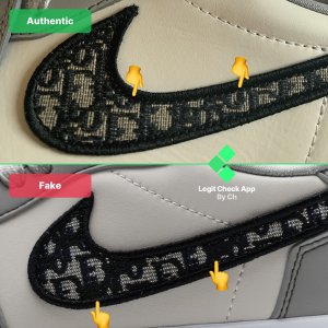 Dior Jordan 1 Low Real Vs Fake: How To Spot Fakes