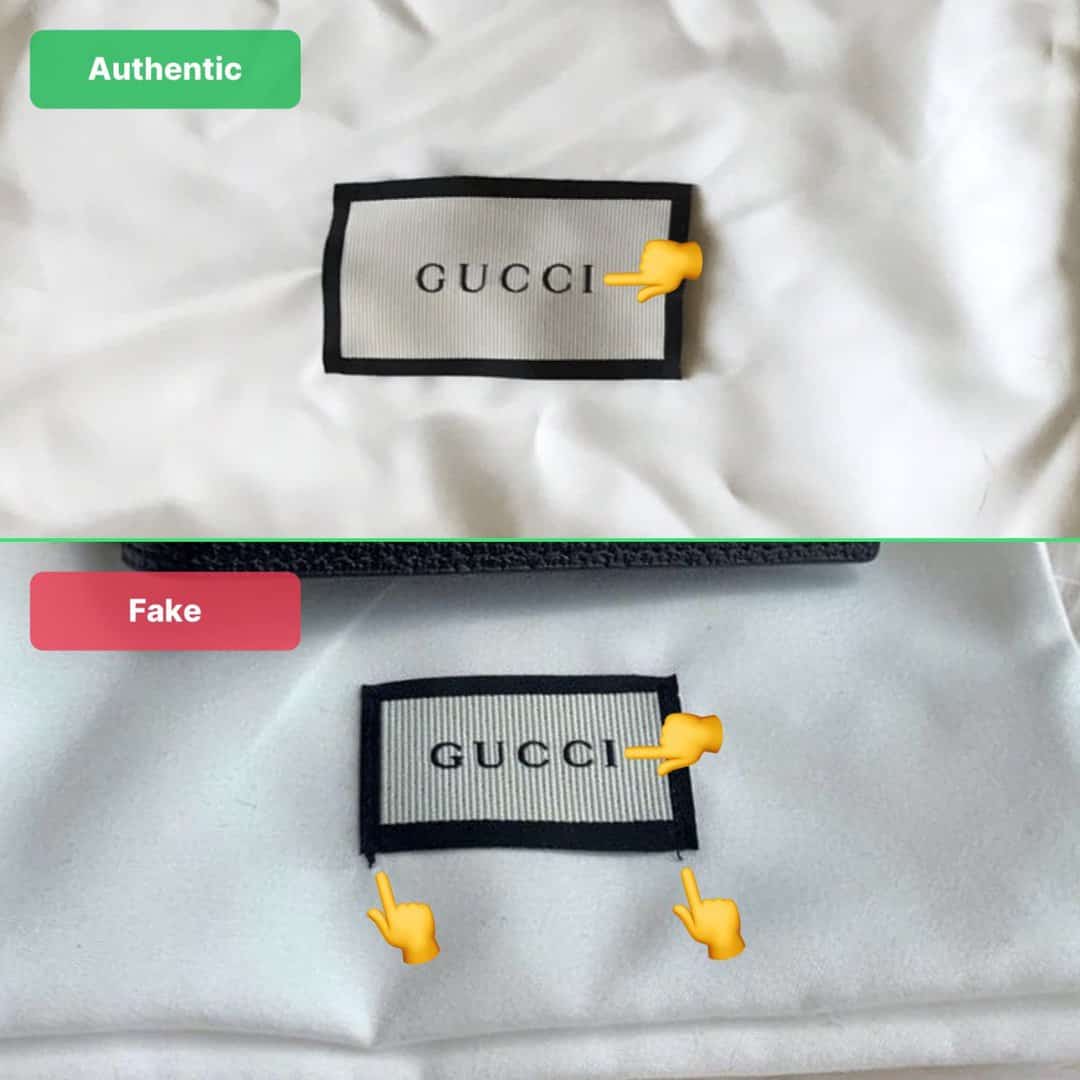 how to spot a fake gucci wallet