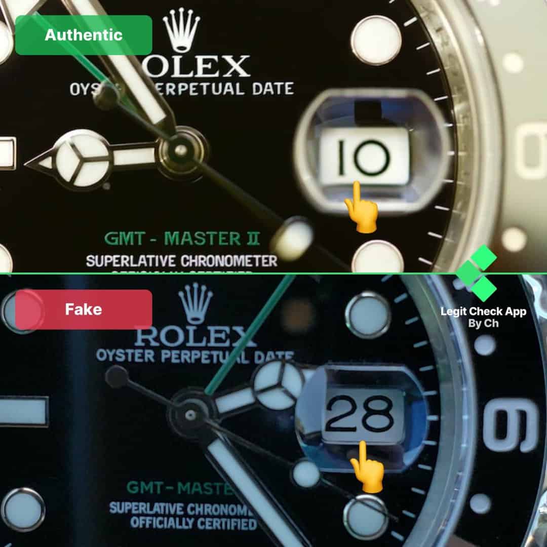 how to spot fake rolex gmt
