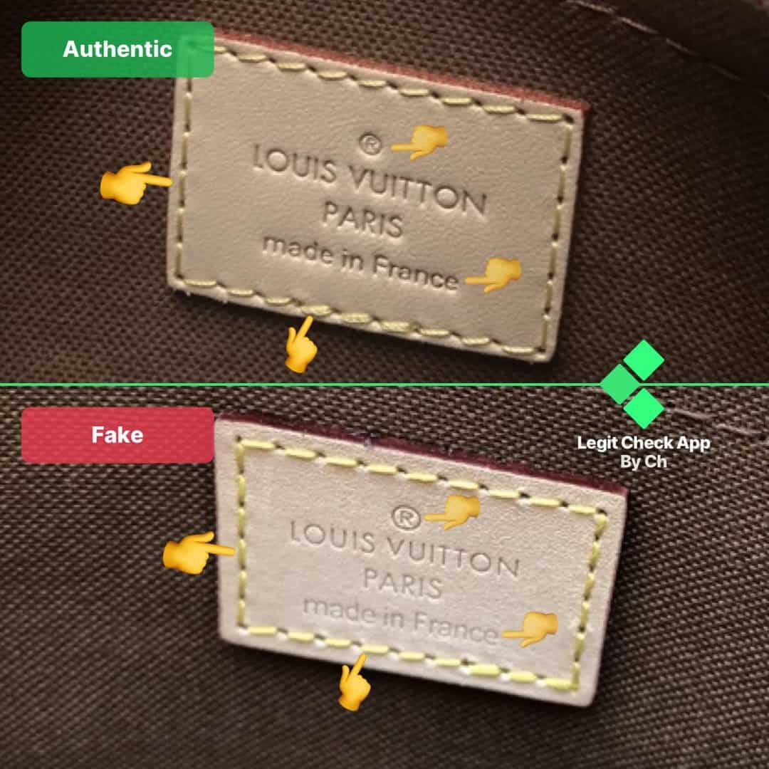 How to Spot a fake Louis Vuitton Multicolore Pochette Accessoires