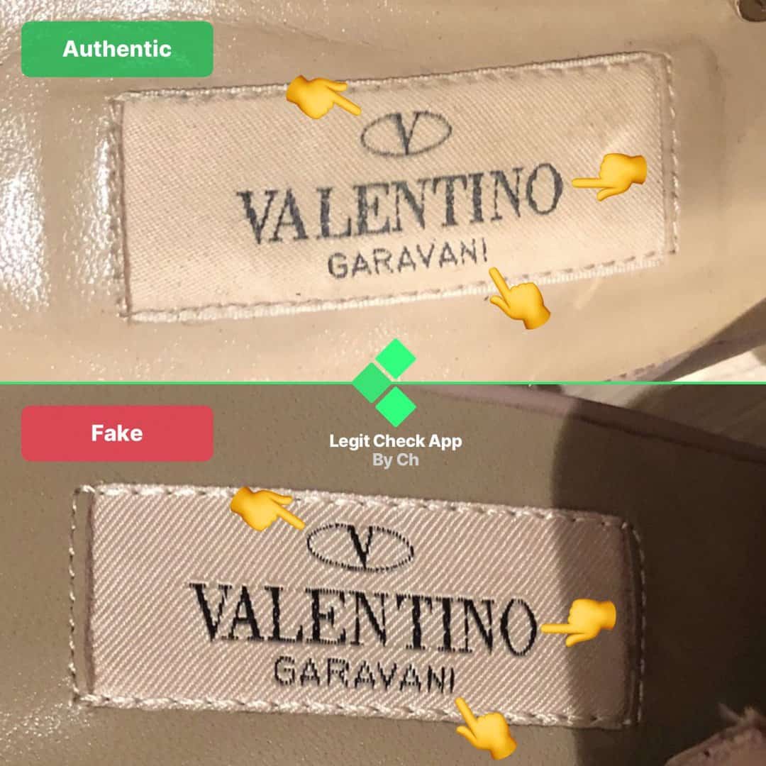 valentino rockstud pumps real vs fake