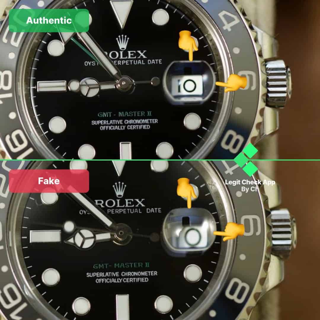gmt master ii fake vs real guide