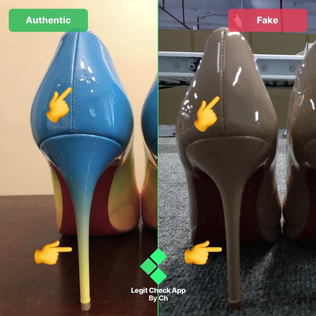 How To Spot Fake Louboutin Pigalle Heels - Real Vs Fake CL Pigalle ...