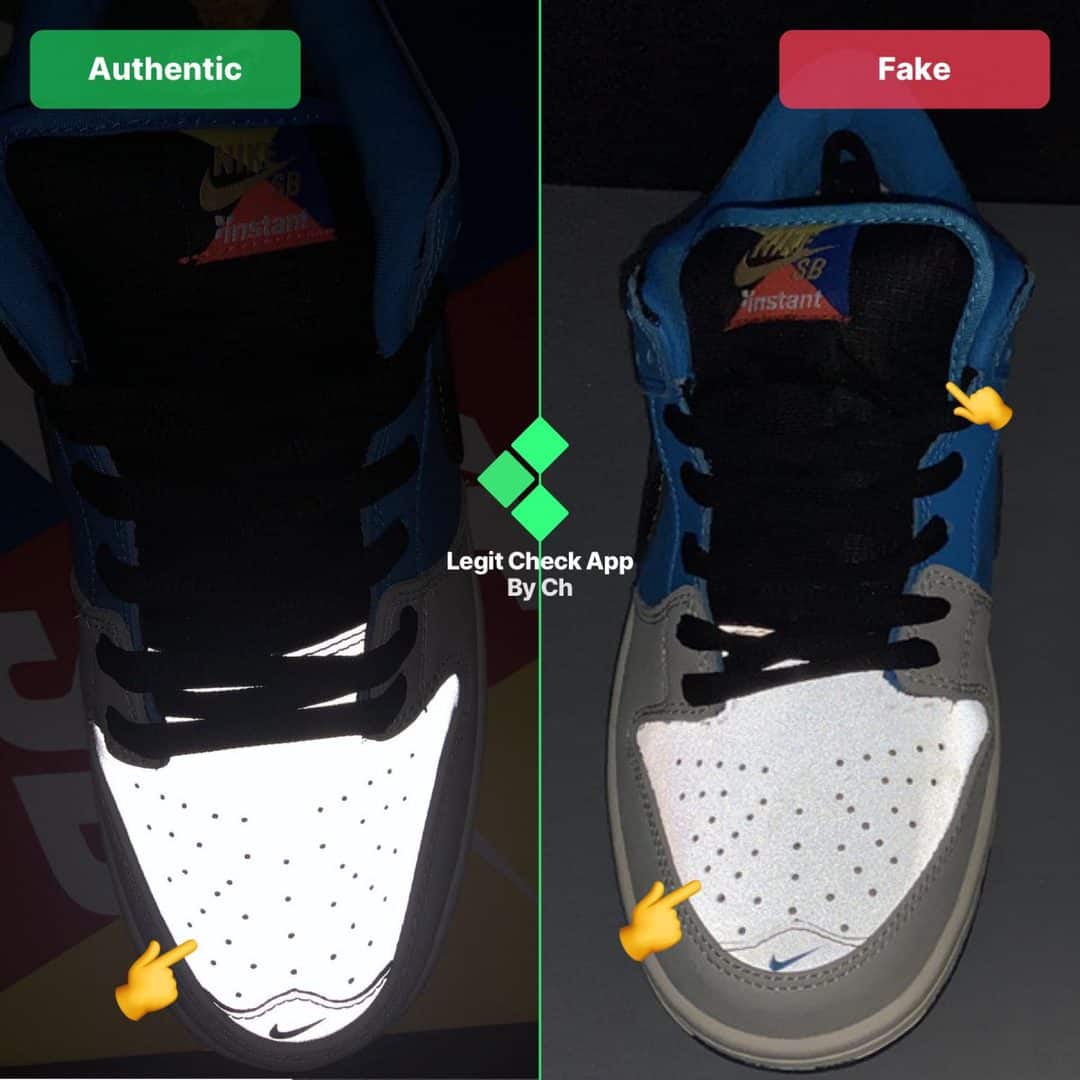 Nike SB Dunk Low Instant Fake Vs Real Guide - How To Spot Fake 