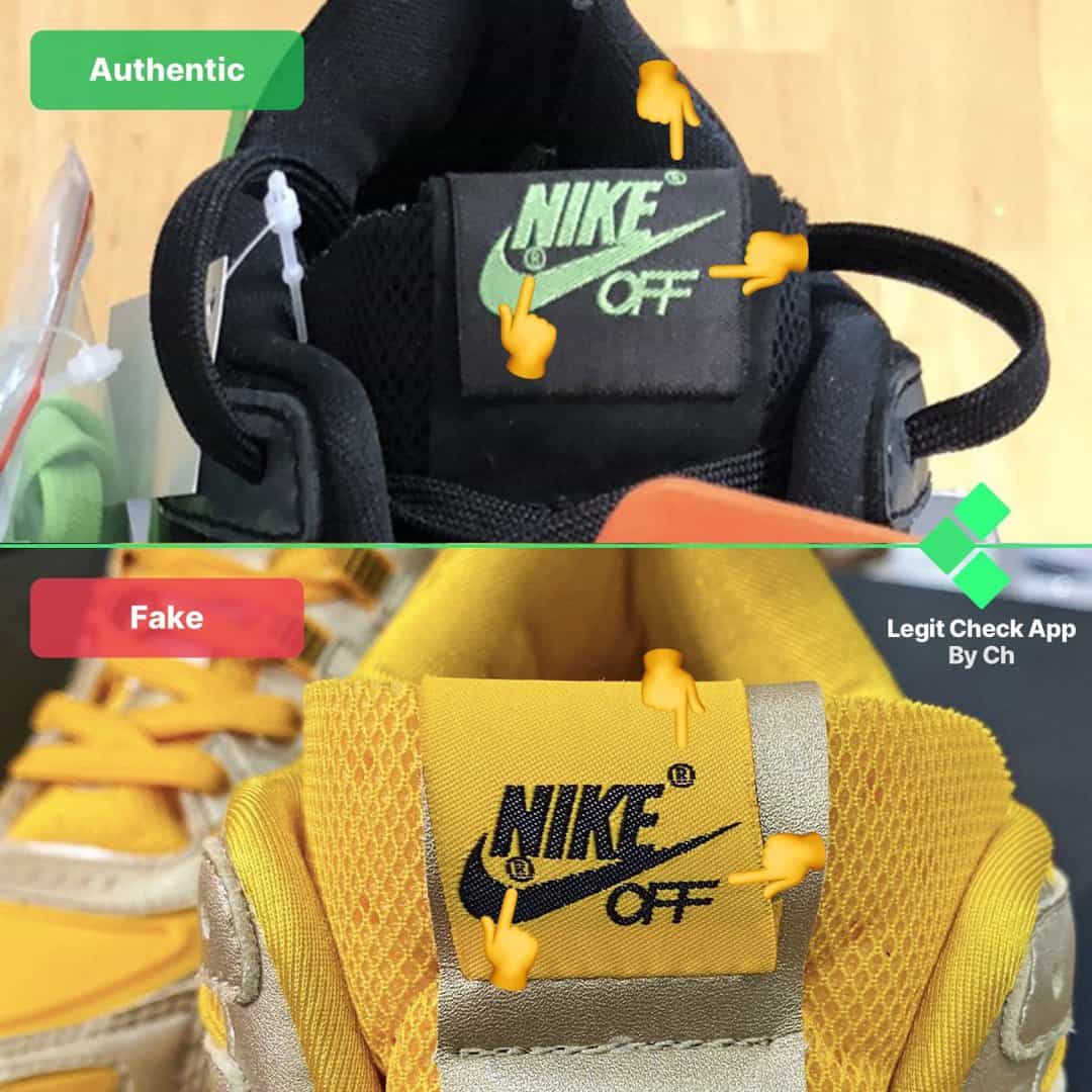 qc lc review off-white air rubber dunk