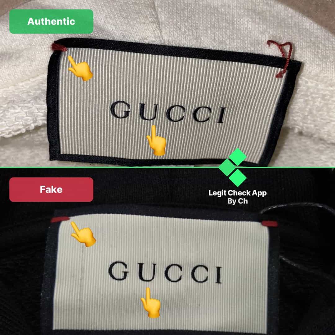 How To Spot Fake Gucci Hoodies (Real Vs Fake Guide) - Legit Check By Ch