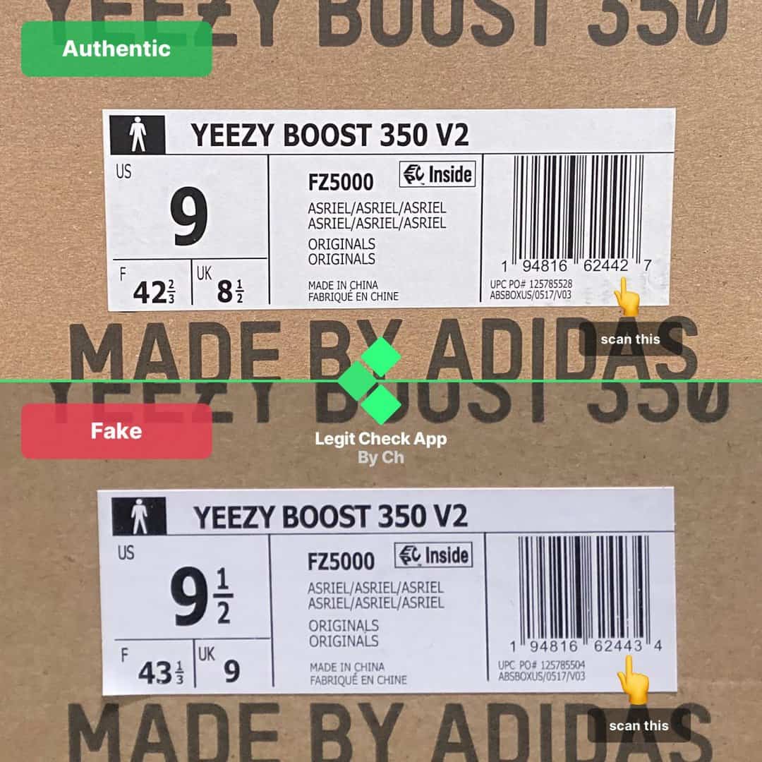 how to spot fake yeezy carbon