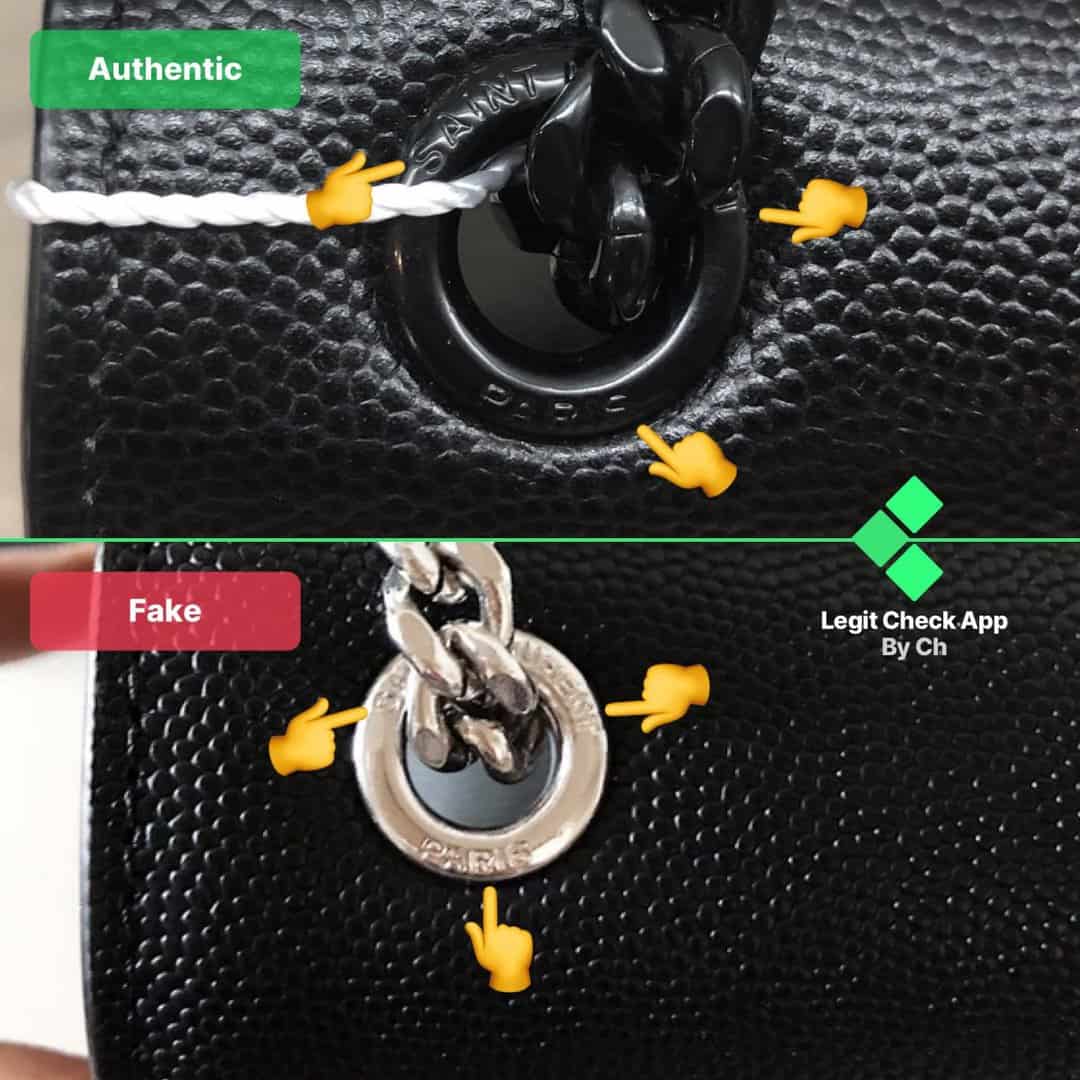 ysl purse real vs fake