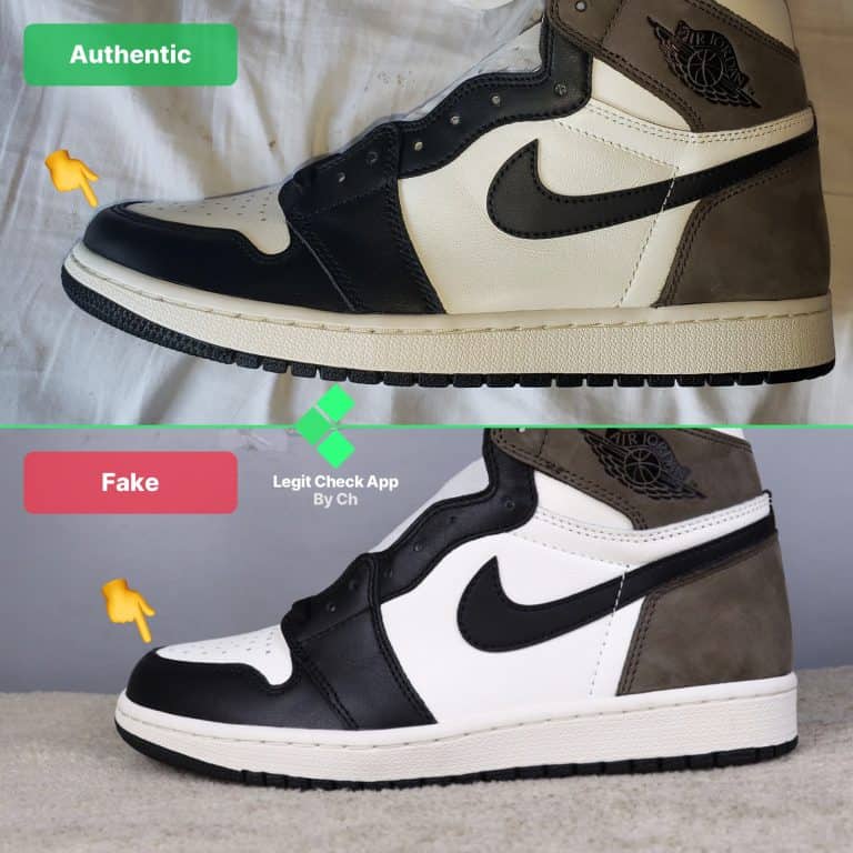 How To Spot Fake Air Jordan 1 Dark Mocha (2024)