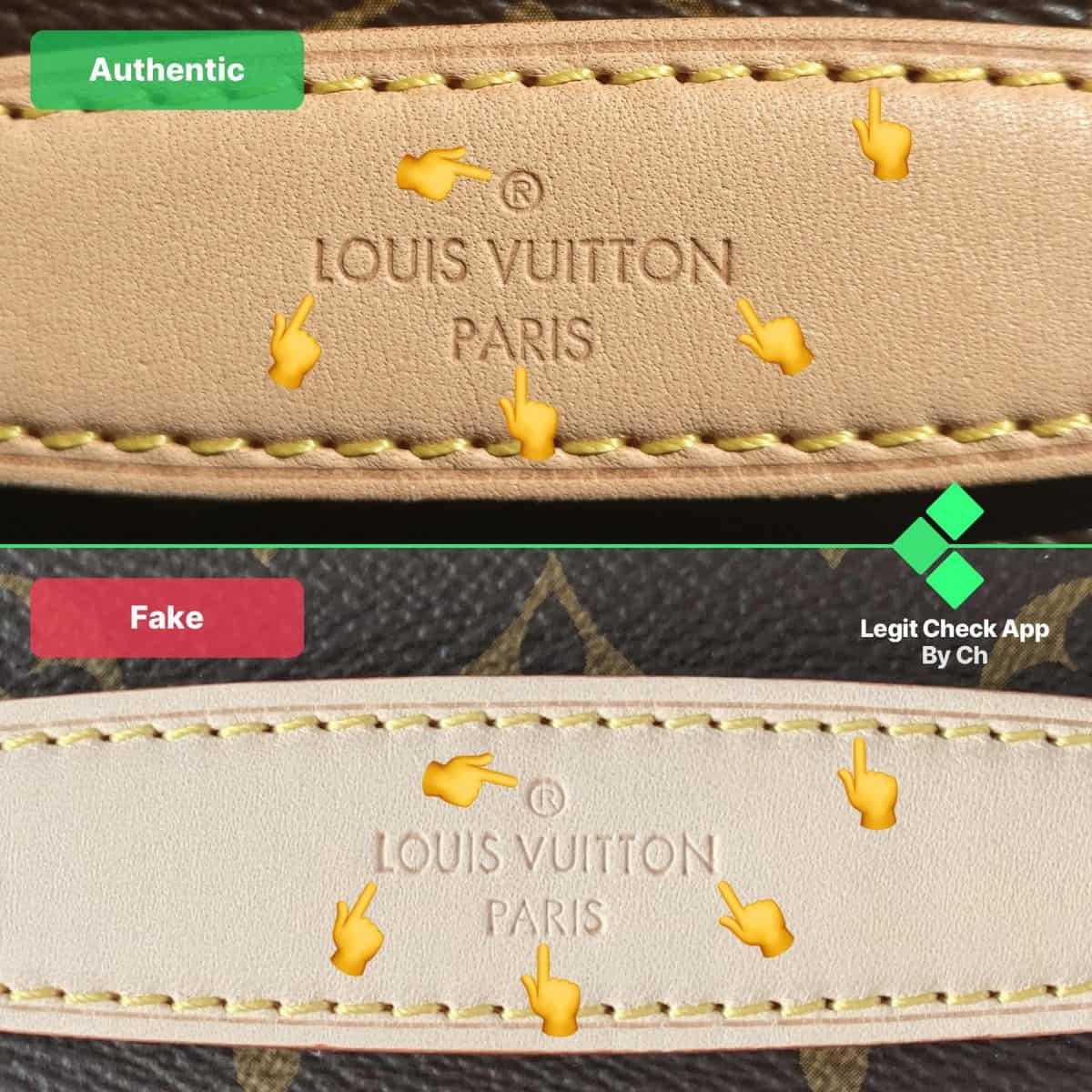 how to tell if a louis bag is real