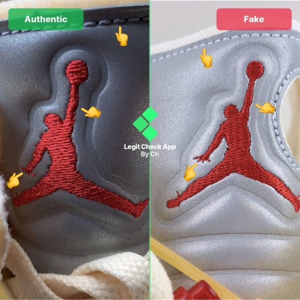 How To Tell If Jordan 5 Off-White Sail Are Fake (2024)