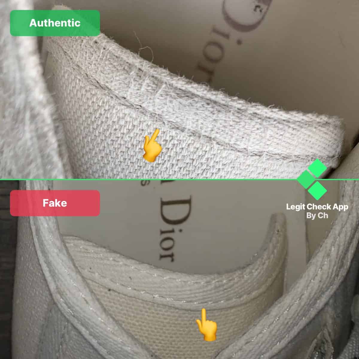 how to authenticate dior walk'n'dior shoes
