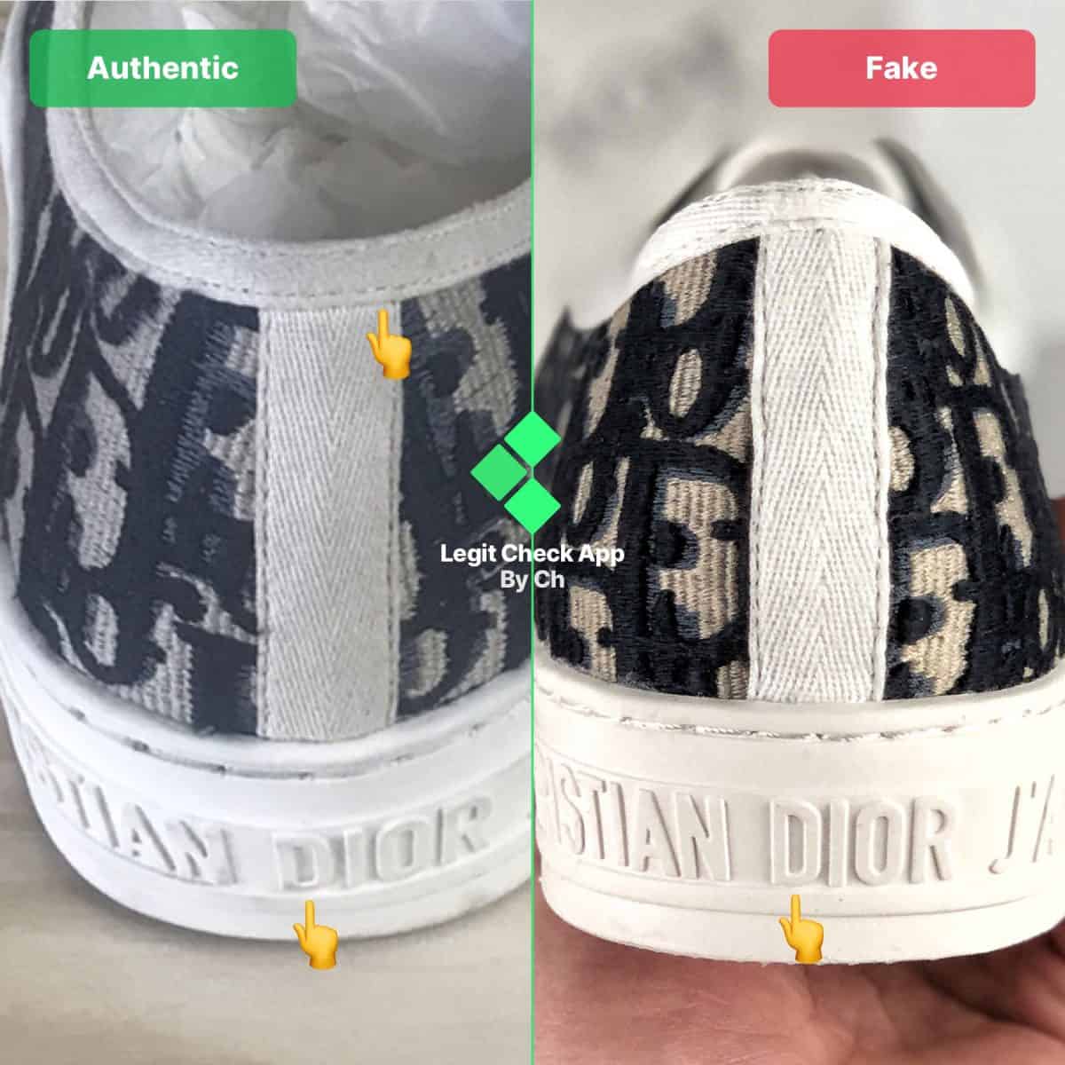 how to authenticate dior walk'n'dior