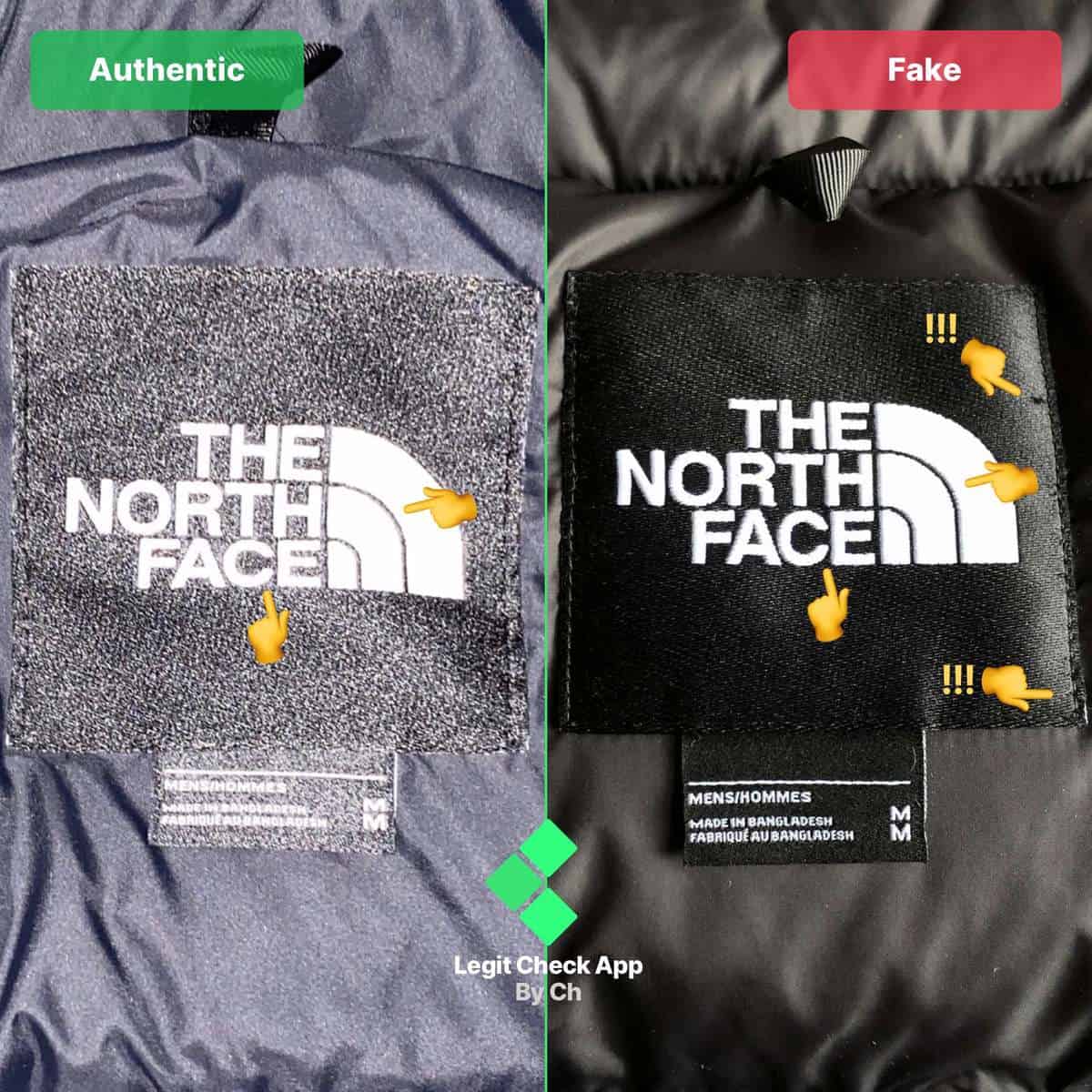 How To Spot Fake The North Face 1996 