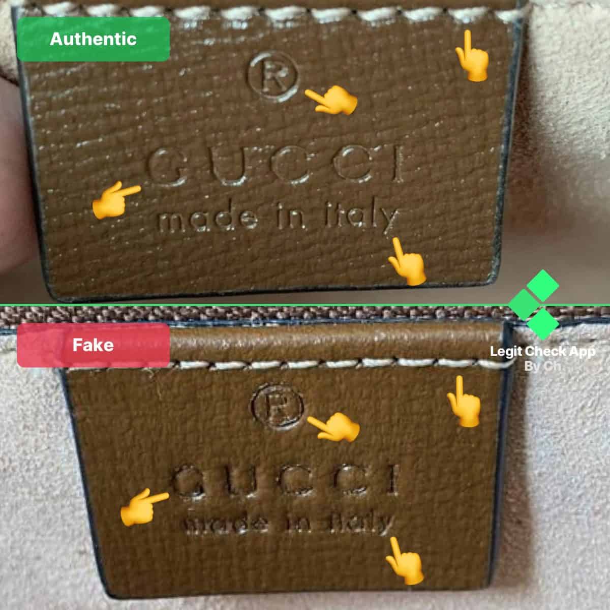 how to tell fake vs real gucci horesbit bag